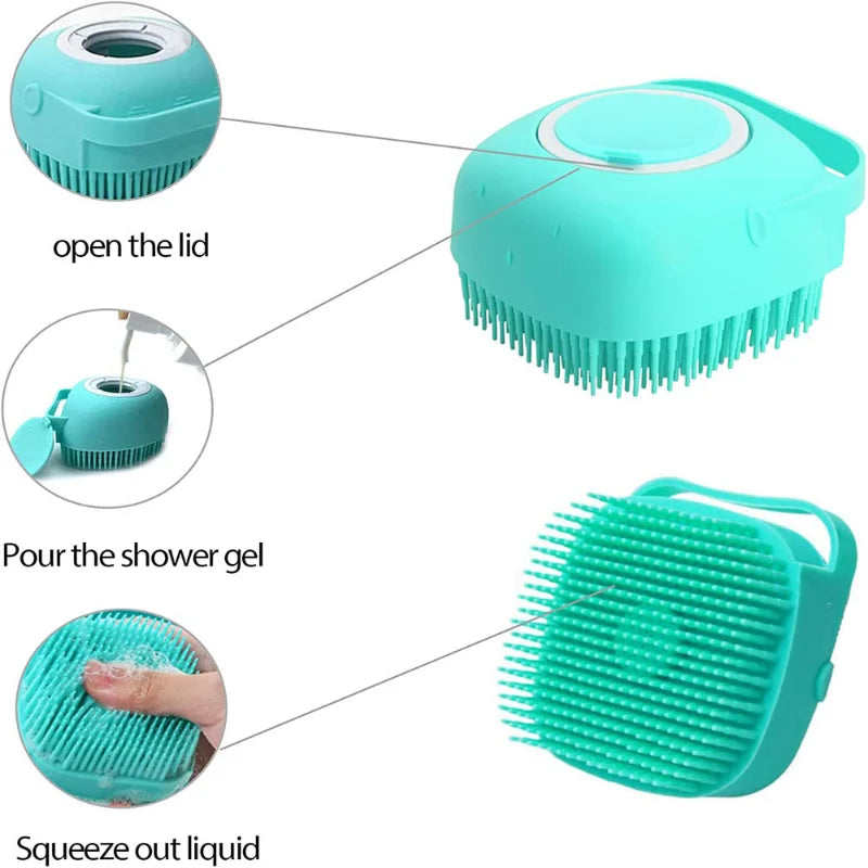 Soft Silicone bath brush