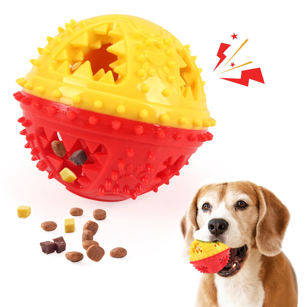 Interactive Dog Treat Ball – Chew & Reward Toy