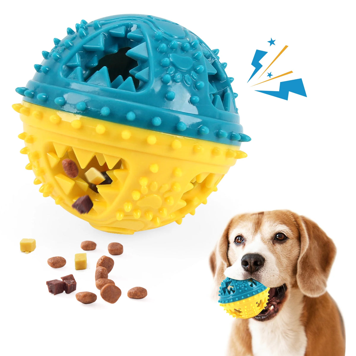 Interactive Dog Treat Ball – Chew & Reward Toy